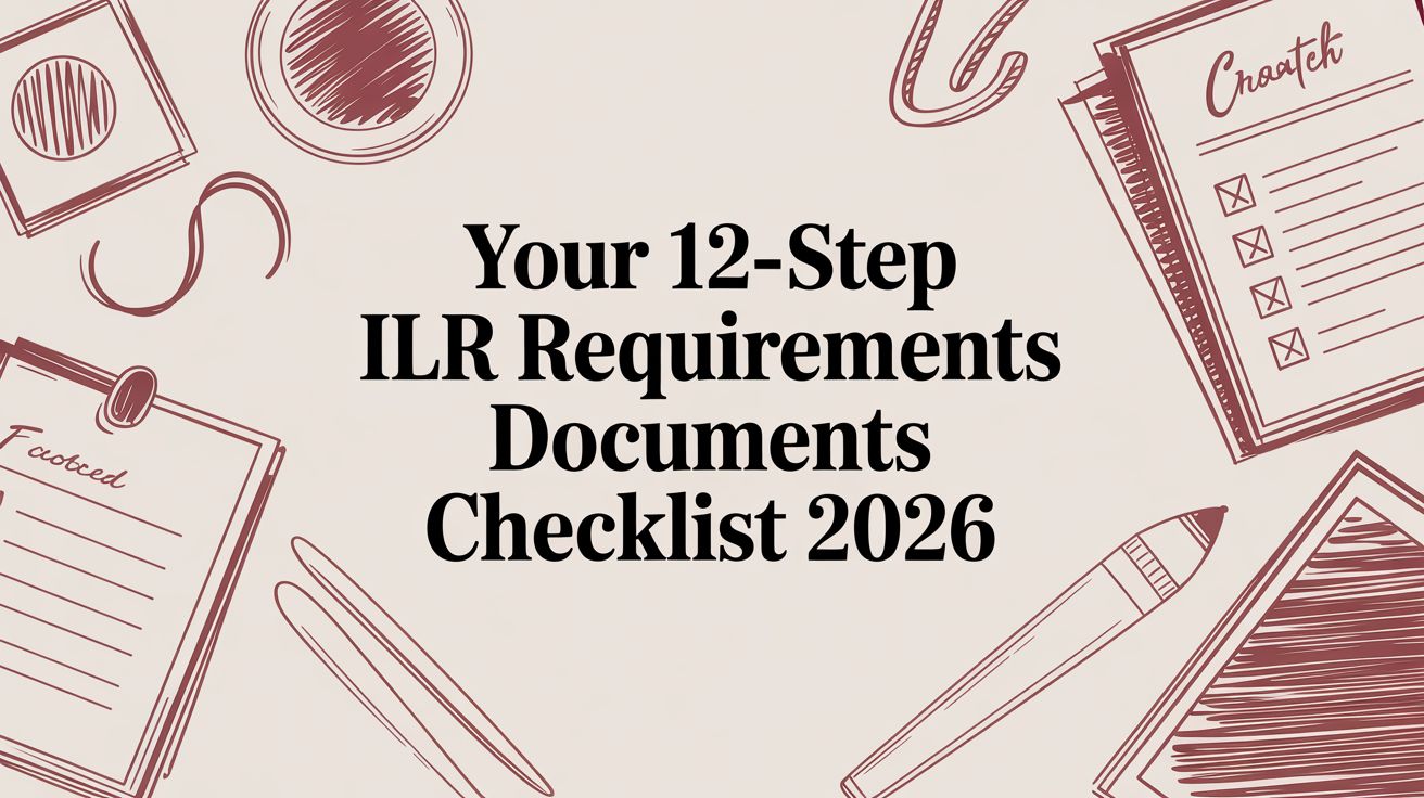 Your 12-Step ILR Requirements Documents Checklist 2026