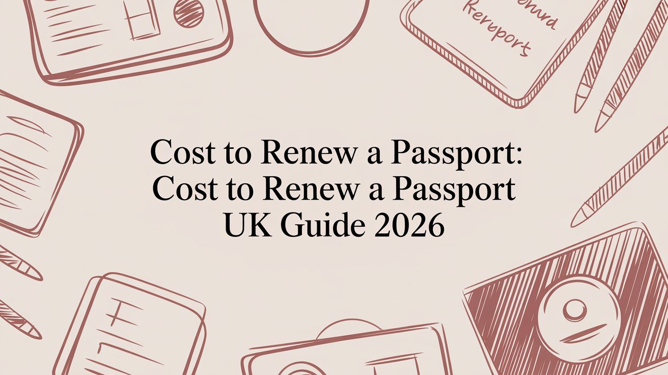 The Real Cost to Renew a Passport: A UK Guide for 2026