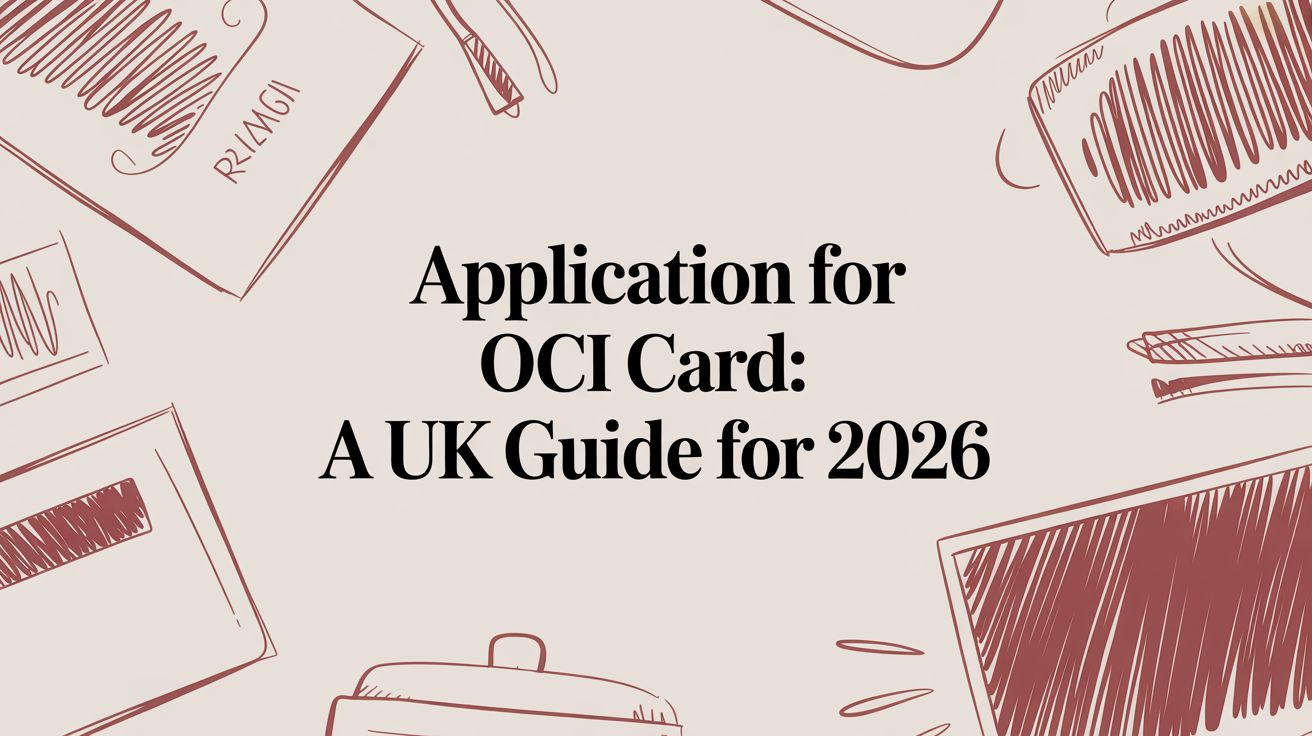 Application for OCI Card: A UK Guide for 2026