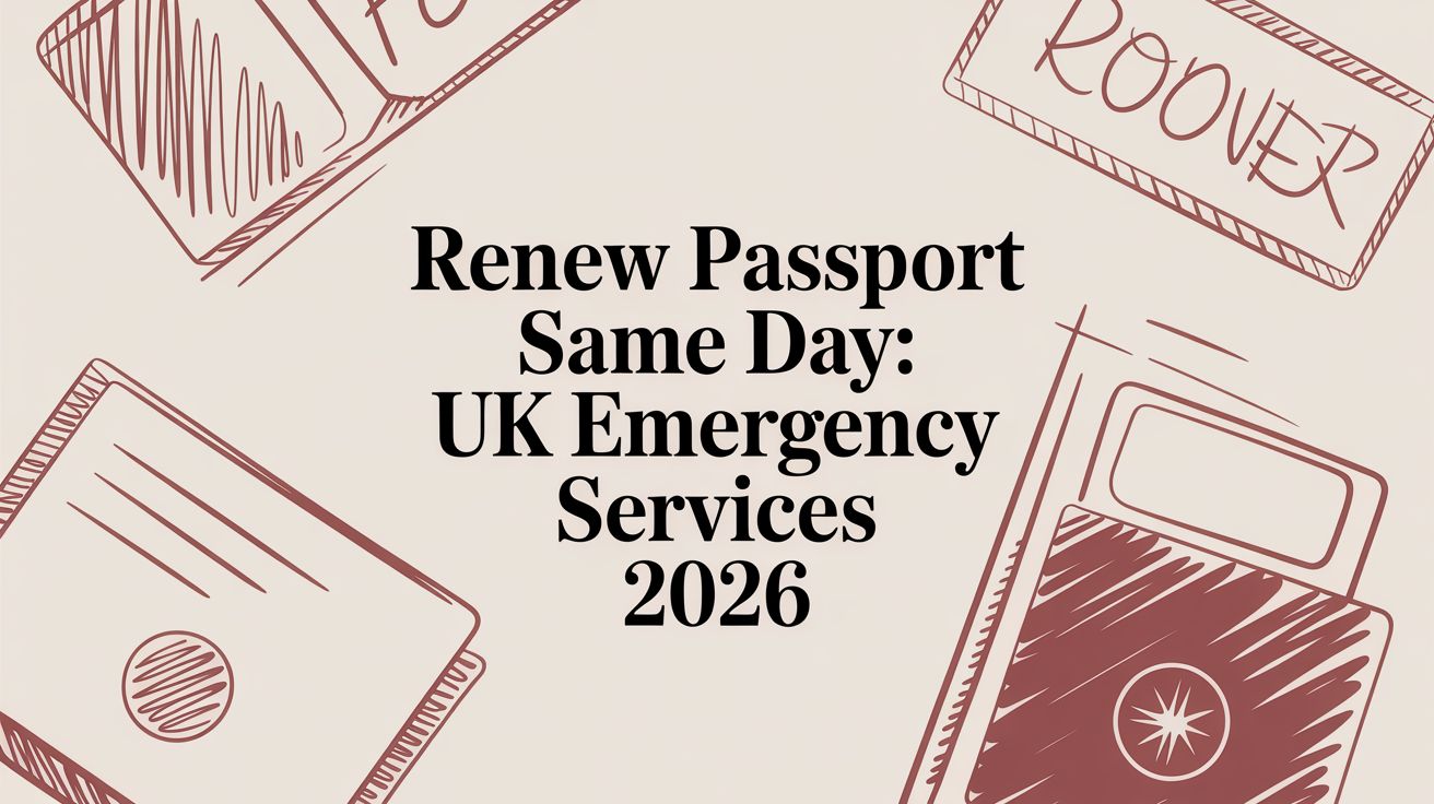 Renew Passport Same Day: UK Emergency Services 2026