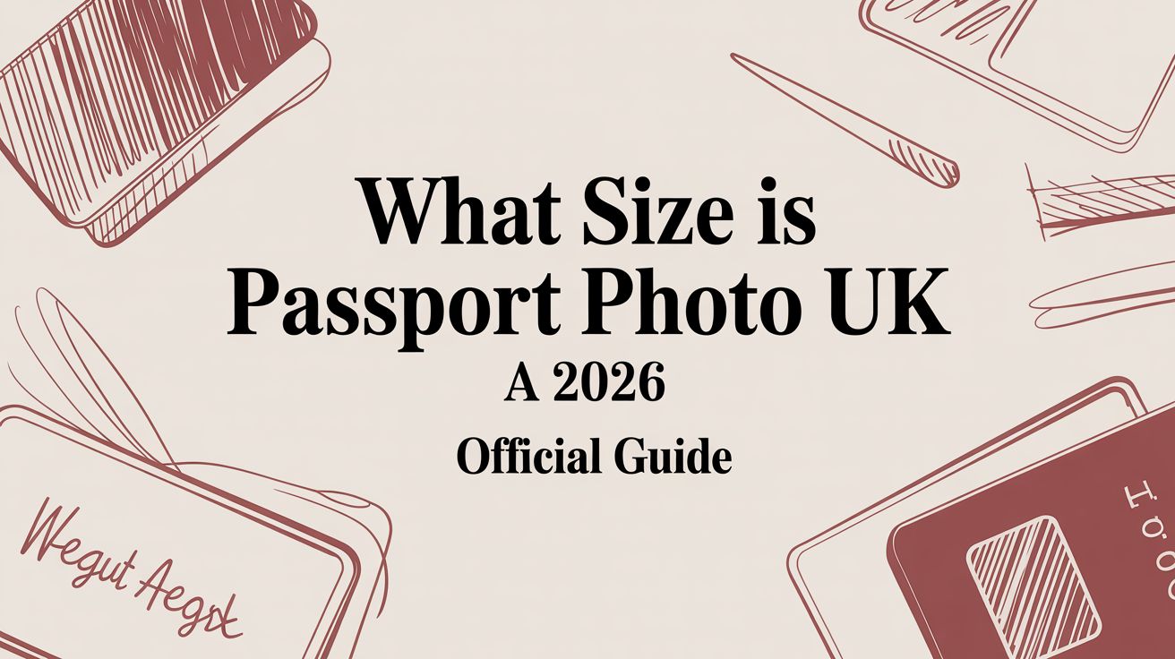 What Size Is a UK Passport Photo? A 2026 Official Guide