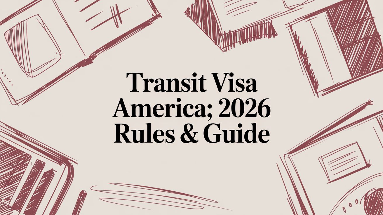 Transit Visa America: 2026 Rules & Guide