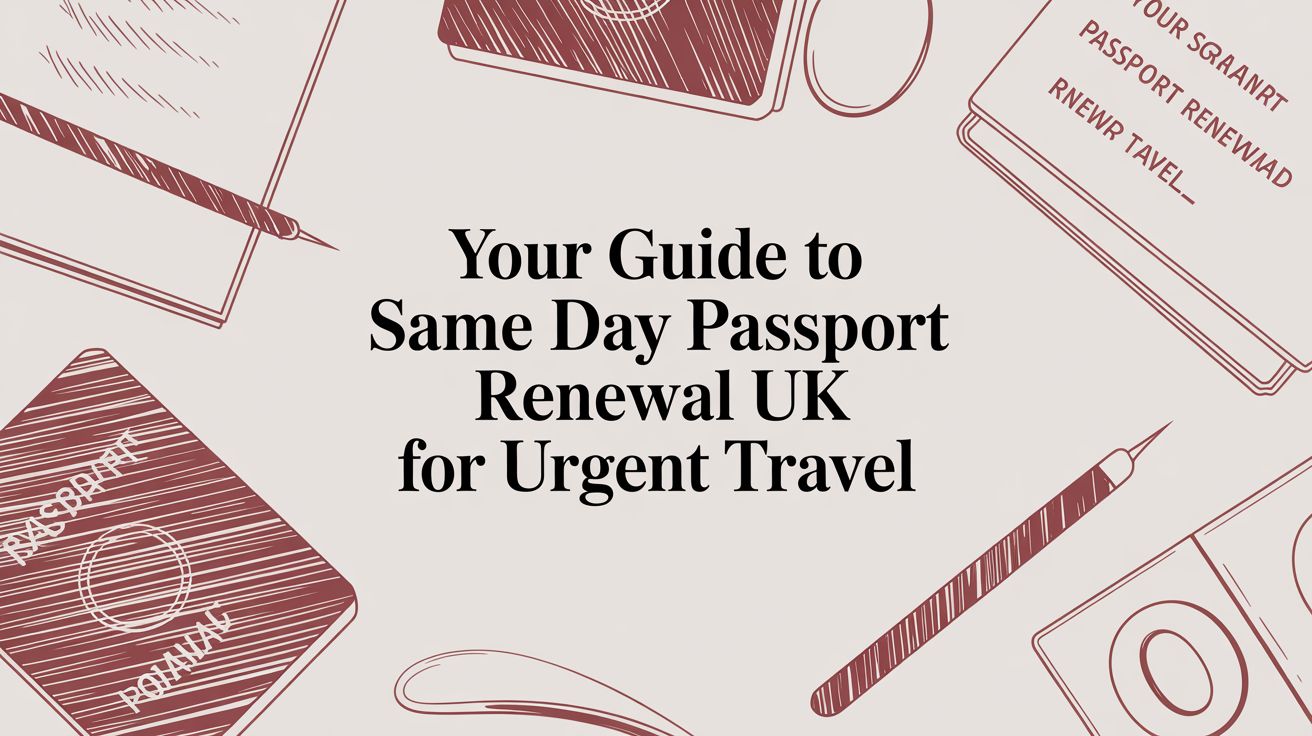 Your Guide to Same Day Passport Renewal UK for Urgent Travel