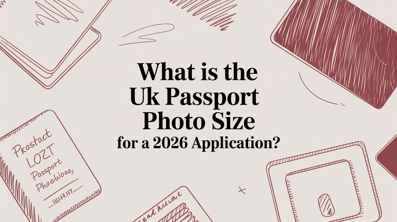 What Is the UK Passport Photo Size for a 2026 Application
