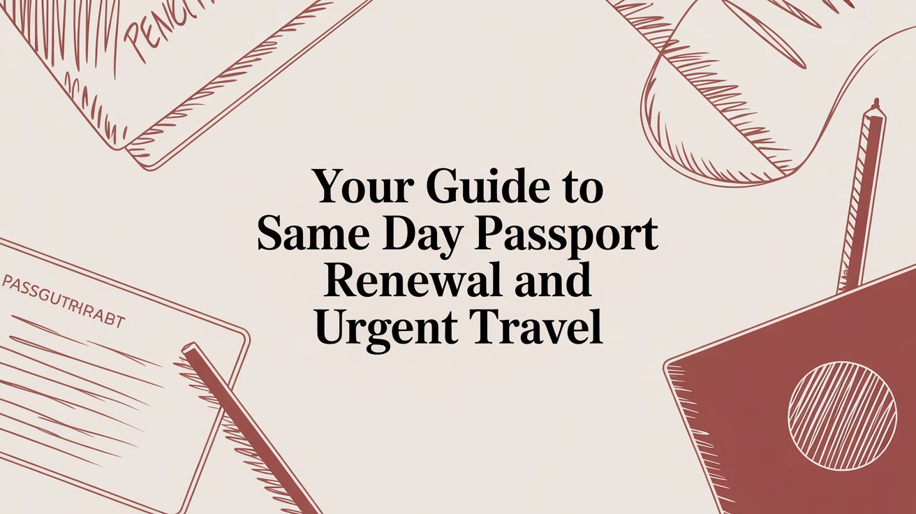 Your Guide to Same Day Passport Renewal and Urgent Travel